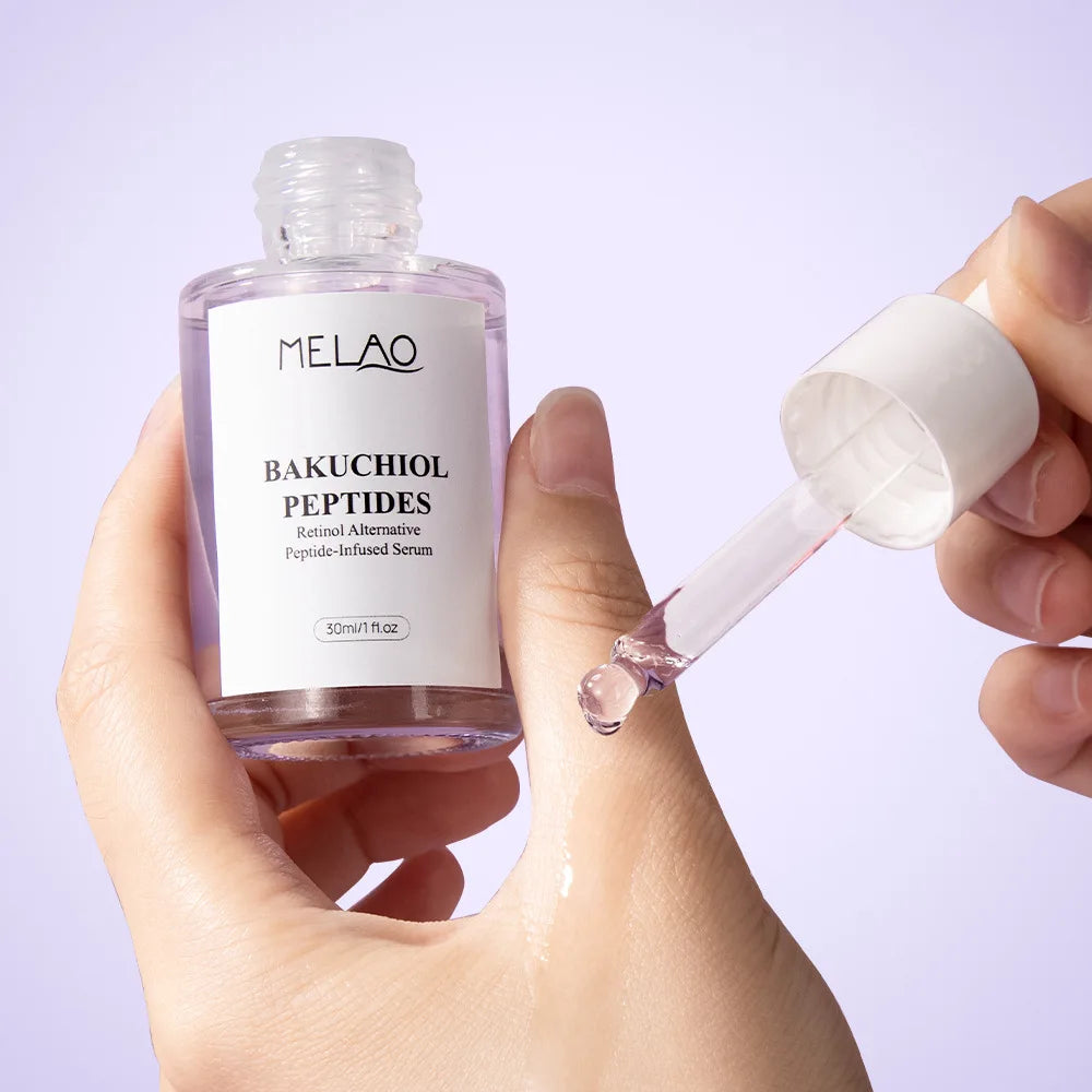 Bakuchiol Facial Rejuvenation Serum Anti Wrinkle Fade Fine Lines Firming Skin Elasticity Improve Radiance Face Hydrating Essence Peaceful Pleasures Health and Wellness