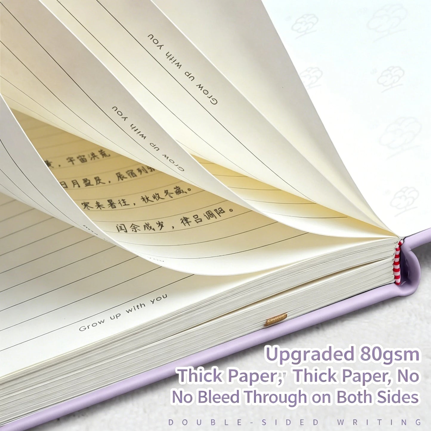 A5 PU Leather Notebook Magnetic Buckle Waterproof Cover 200 Pages
