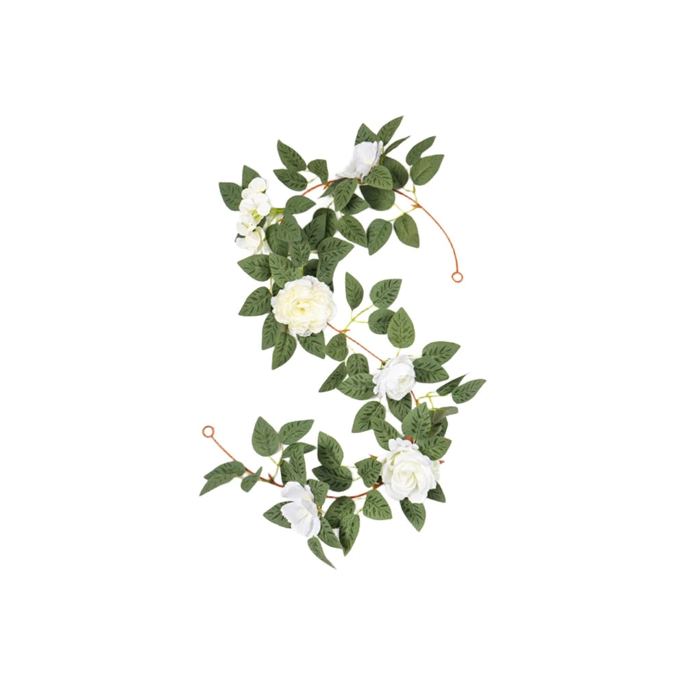 Artificial Flower Vine Archway Wedding Outdoor Decor Rose Vines Green