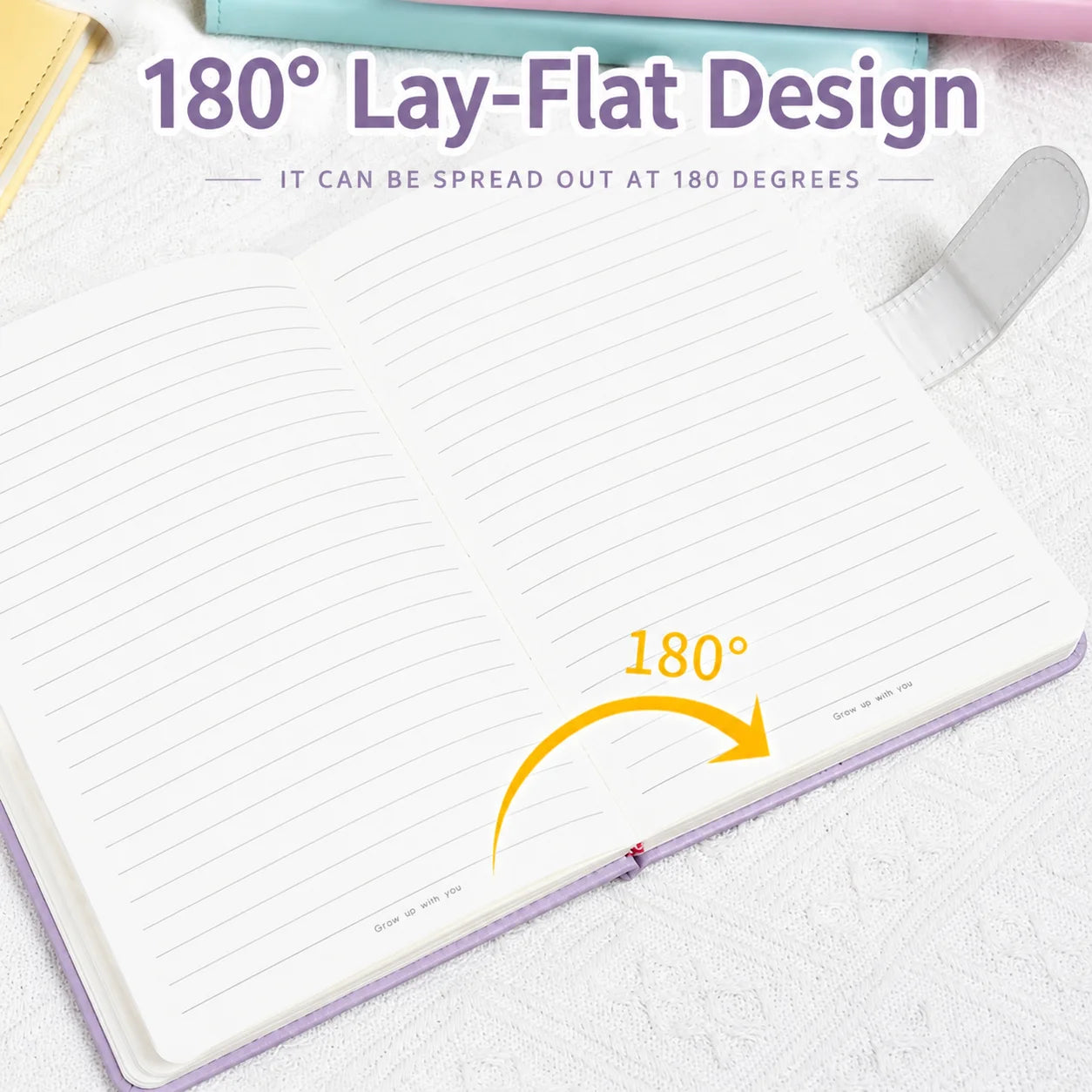 A5 PU Leather Notebook Magnetic Buckle Waterproof Cover 200 Pages
