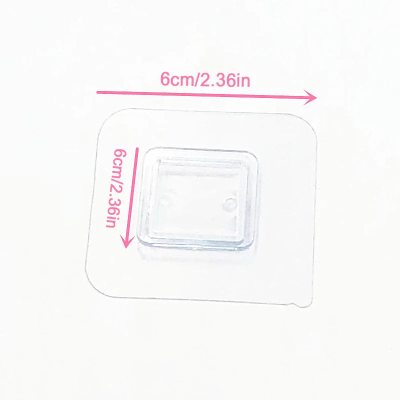 Transparent Adhesive Wall Hook – No-Drill Strong Sticky Hook