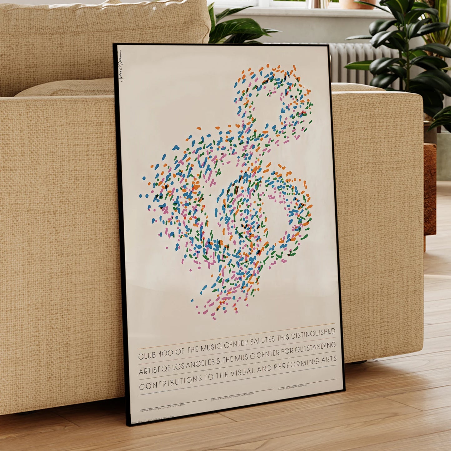 Modern Abstract Canvas Wall Art Print | LA Artist Home Decor