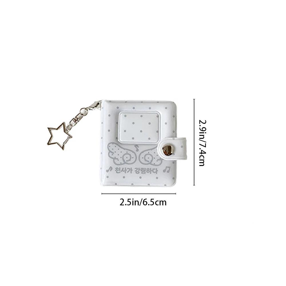Ins Little Wings Mini Album Student Headstick ID Photo Storage Star