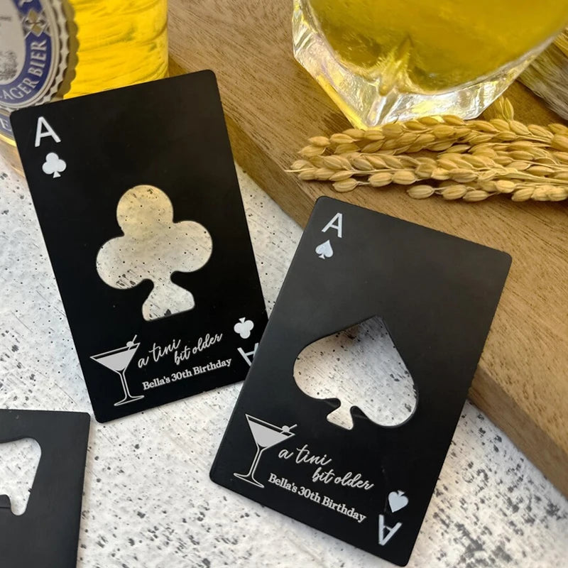 Personalized Engraved Metal Bottle Opener | 30th Birthday Gift