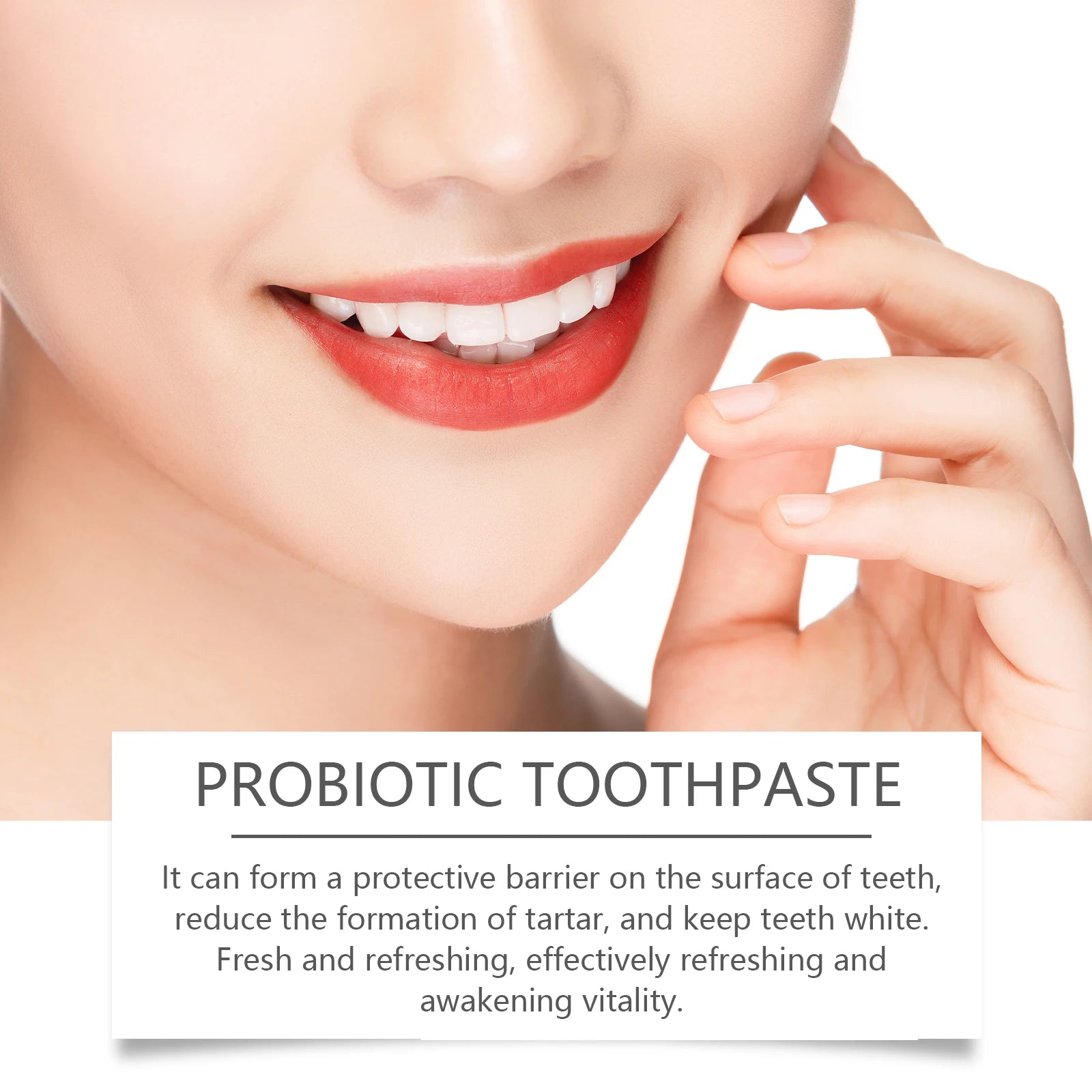 Probiotic Brightening White Toothpaste Removing Dental Plaque Preventing Tooth Decay Freshens Breath Cleaning Oral Toothpaste Peaceful Pleasures Health and Wellness