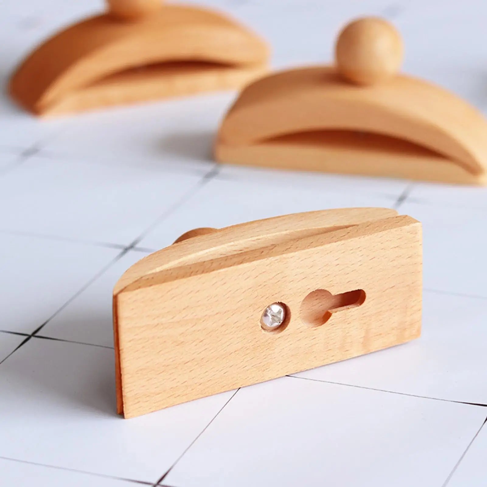 4pcs Wooden Wall Hanger, Invisible Clips For Hanging Quilts, Tapestries, Blankets, Throws, Shawls As Home Decor Peaceful Pleasures Health and Wellness