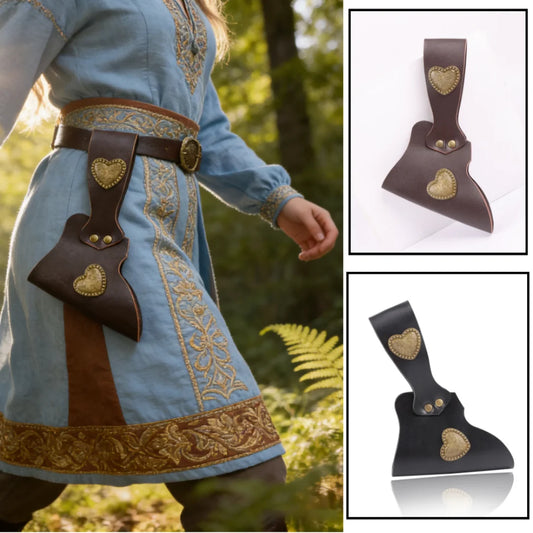 Medieval Belt Accessories Knight Double Back Sword Scabbard Frog Seat Peaceful Pleasures Health and Wellness