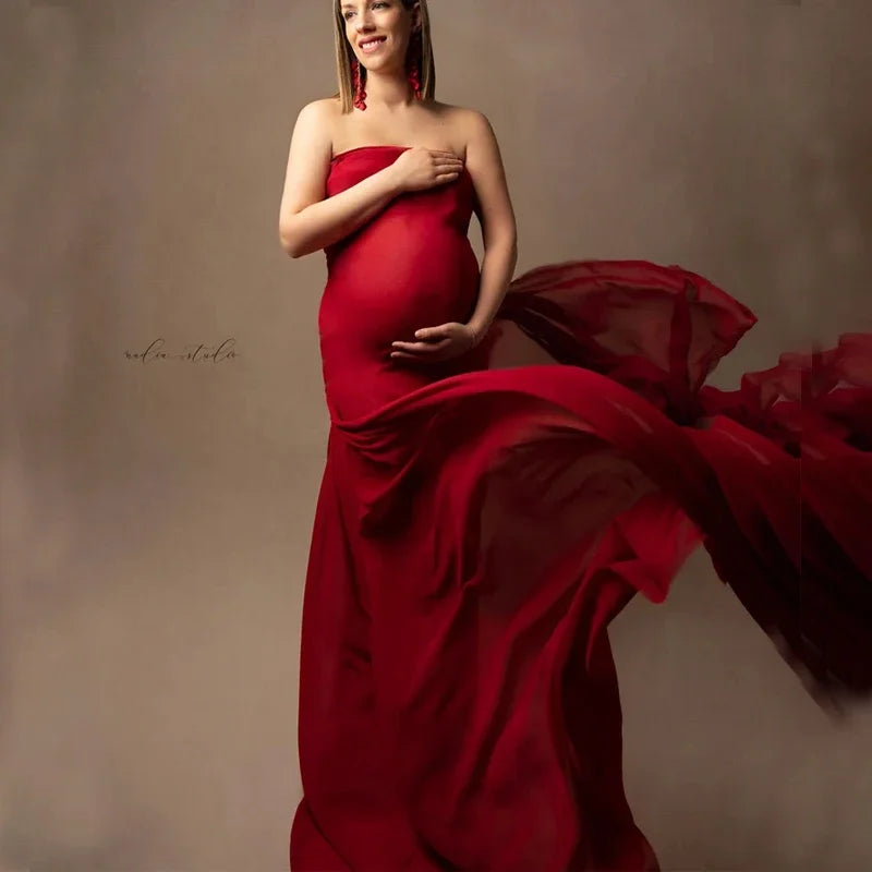 Maternity Chiffon Fabric Draping Maternity Sheer Silky See Through Photo Photography Shoot Prop Drape Peaceful Pleasures Health and Wellness colors 3 1.5X6 M