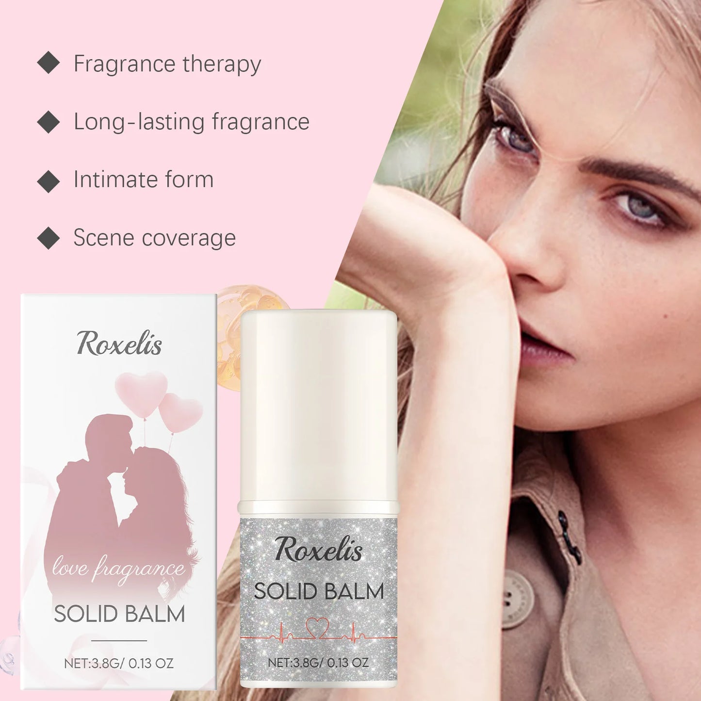 Natural Lavender Solid Perfume Balm | Alcohol-Free Floral Scent