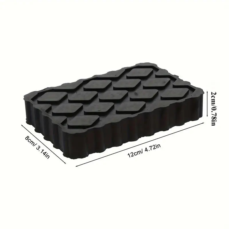 1/2Pcs Car Jack Rubber Pad Lift Blocks Floor Cars Parts Jacks Automotive Camper Stabilizer Pads Peaceful Pleasures Health and Wellness