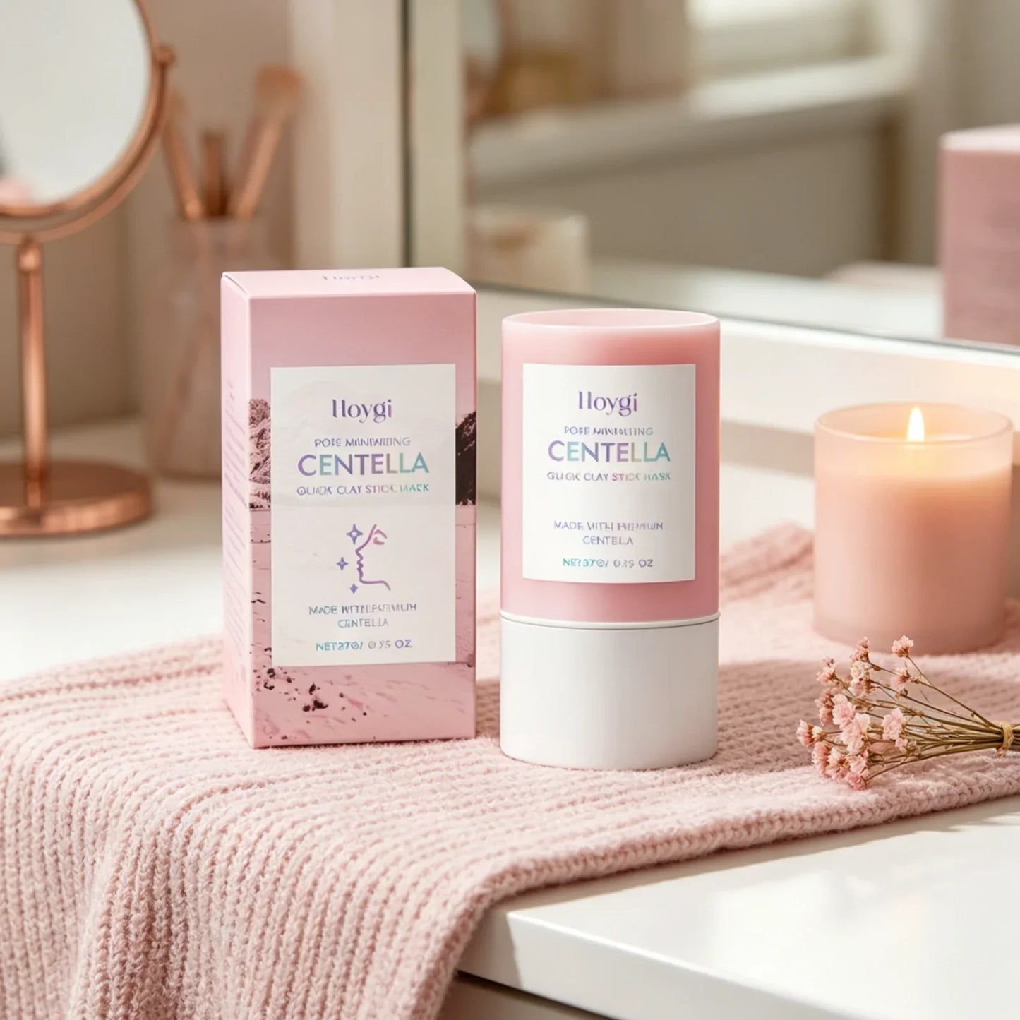 Hoygi Centella Clay Stick Mask – Pore Minimizing & Moisturizing