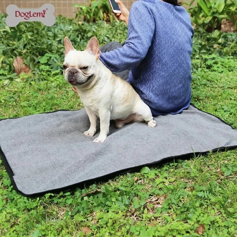 Waterproof Foldable Dog Blanket Mat – Travel & Outdoor Bed