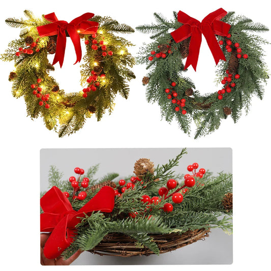 Christmas Wreath Indoor Outdoor Festive Door Hanging Decor Christmas Wreath Oasis Select