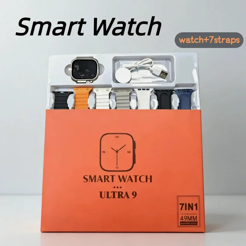 7 Watch Straps Smart Men Women Health Fitness Tra Bluetooth Phone