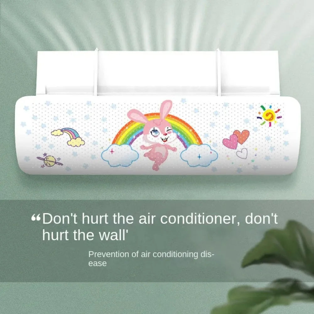 Anti-Direct Blowing Air Conditioning Wind Deflector Wall-Mounted Outlet Baffle Hanging Conditioning Guide Cover Home Products Peaceful Pleasures Health and Wellness