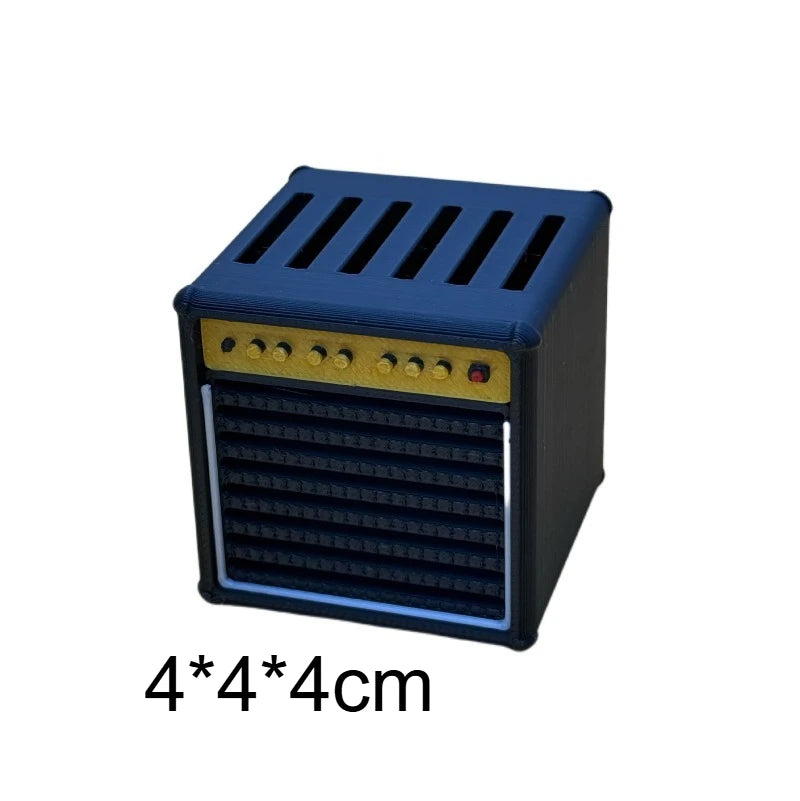 Guitar Pick Holder 3D Printed Large-capacity Portable Amp Shape Slots