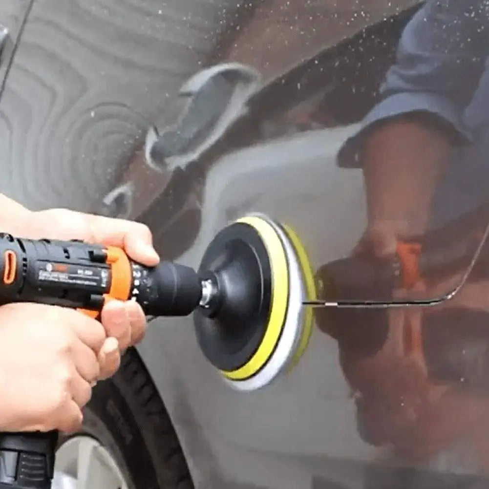 4-Inch Wool Polishing Pad Kit for Car Waxing & Paint Correction