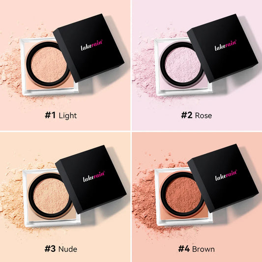 Loose Baking & Setting Powder – Matte Oil Control, Long-Lasting Loose Setting Powder Oasis Select 4Colors