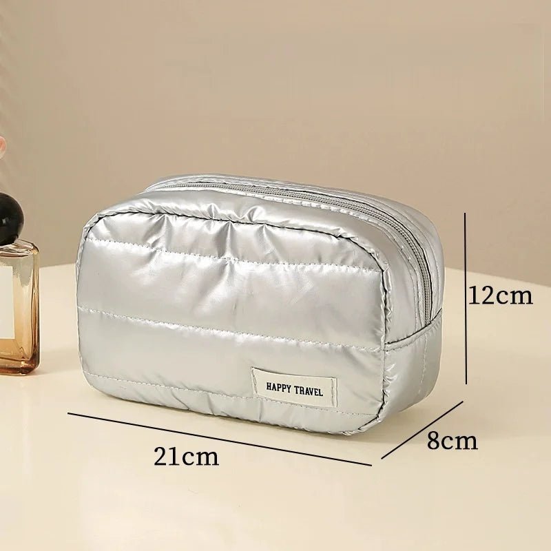 Large Waterproof Travel Makeup Bag & Cosmetic Organizer
