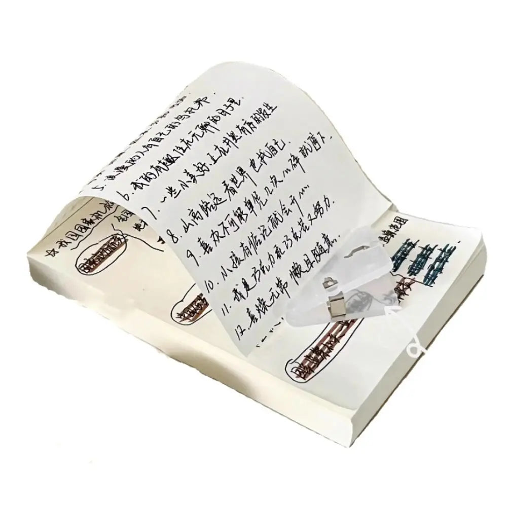 200/250 Sheets Thickened Blank Memo Pads Large Capacity Portable Pocket Notebook DIY INS Drawing Draft Notebook Boys Girls Peaceful Pleasures Health and Wellness