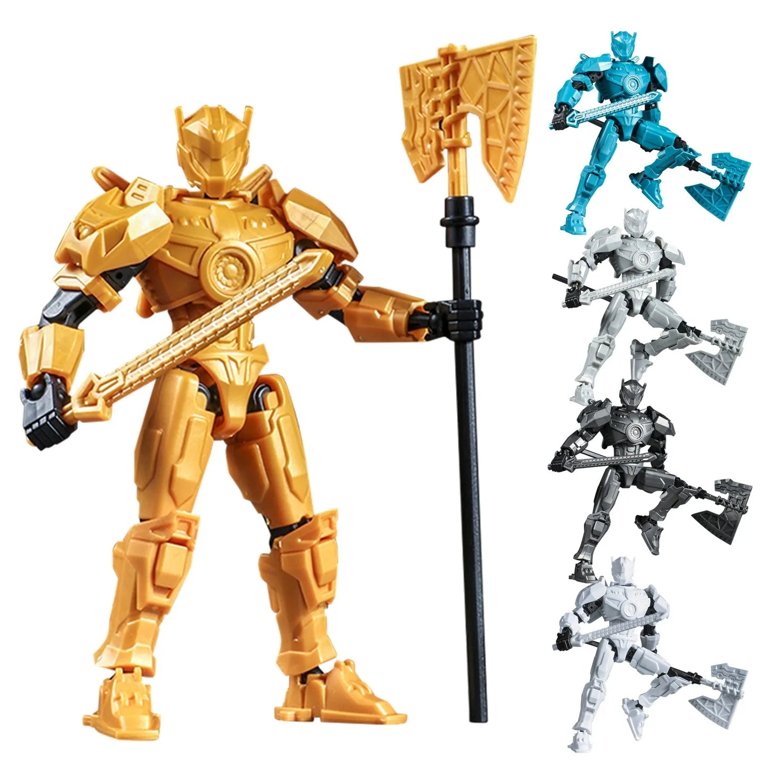 New 3d Printed T13 Mechwarrior Project Action Figure Toys Dummy 13 Multi-Jointed Movable Custom Accessories Gift Toys Peaceful Pleasures Health and Wellness