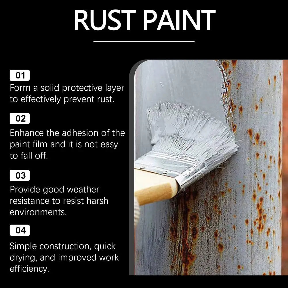 Anti Rust Paint Rust Converter Paint Anti Rust Paint For House Automotive Steel Tile Renovation Waterproof, Sun&Wear-resistant Peaceful Pleasures Health and Wellness