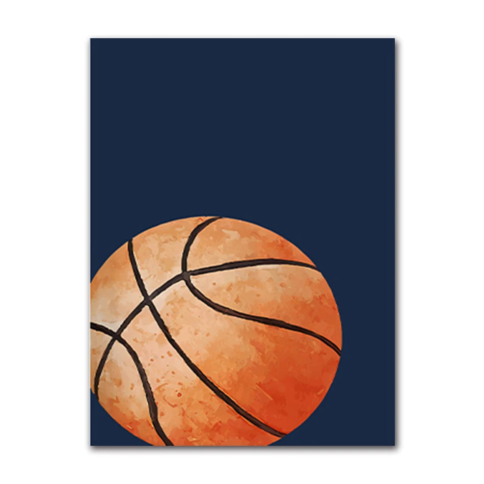 Personalized Basketball Canvas Wall Art | Boys Room Decor