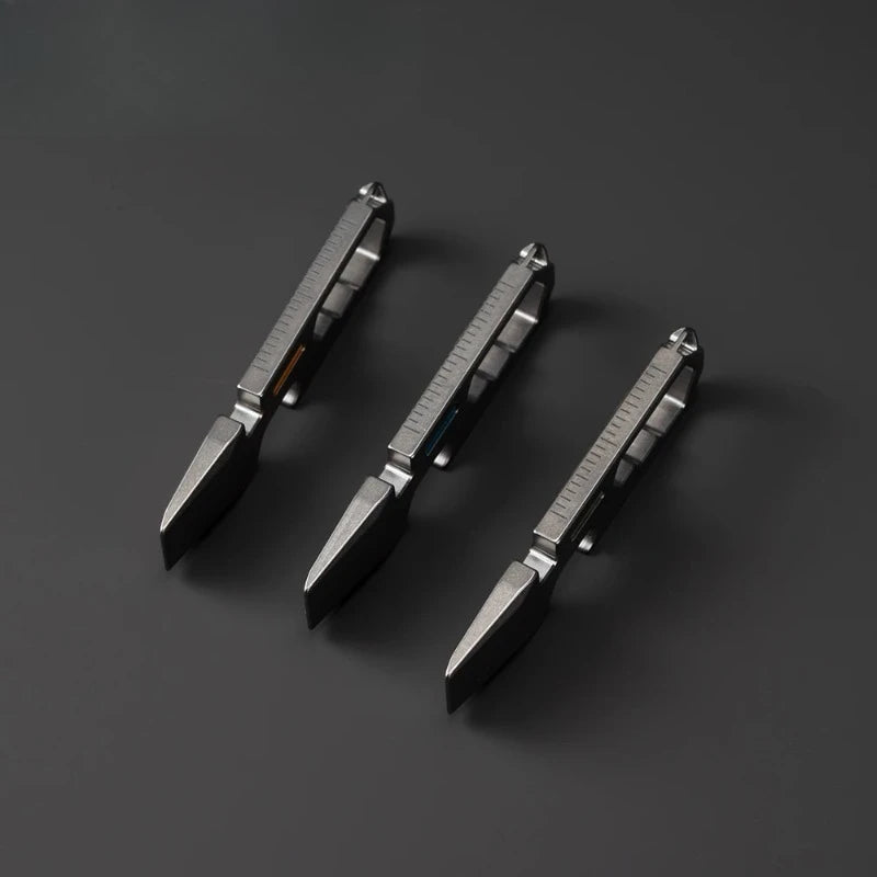 Titanium Mini Keychain Multitool | EDC Camping Survival Tool Keychain Multitool Peaceful Pleasures Health and Wellness