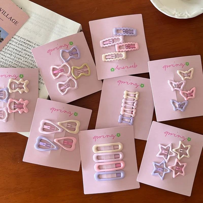 Cute Star Hair Clips Girl's Side Bangs Accessories Small Clip