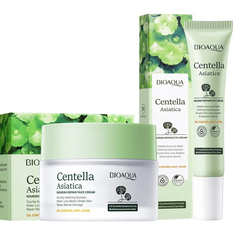 BIOAQUA Centella Asiatica Face Cream & Eye Cream Travel Set