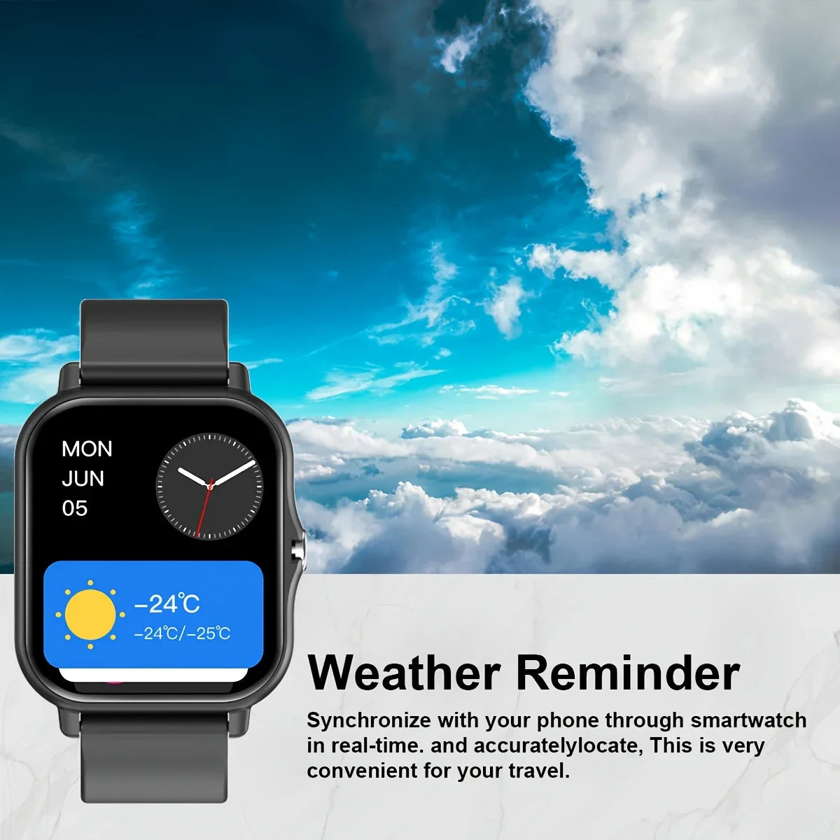 ERUN 1.83" Smart Watch with Bluetooth Calling | Men & Women