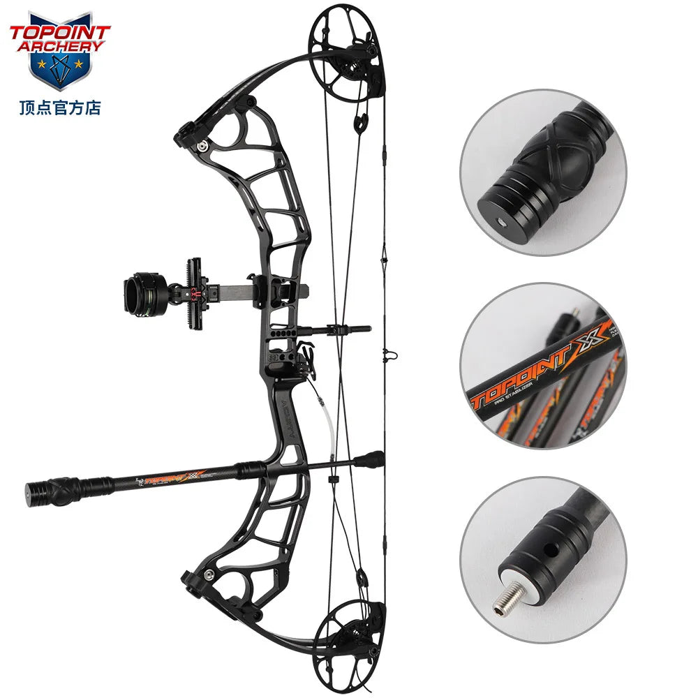 8 10 Archery Compound Bow Stabilizer Bar 3K Carbon Material Balance