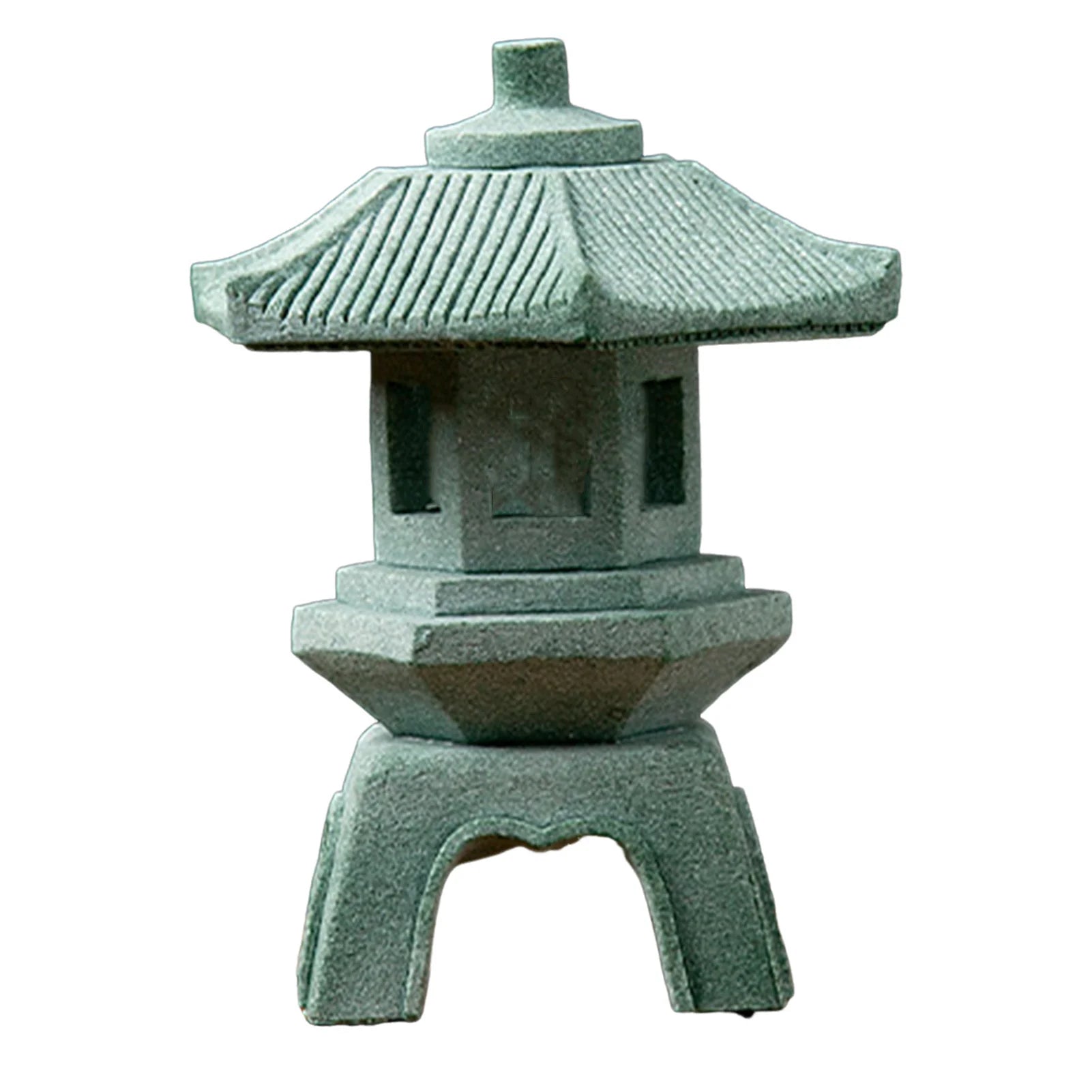 Lantern Garden Statue Table Art Home Room Decoration for Plant Pot Home Garden Yard Peaceful Pleasures Health and Wellness A Small