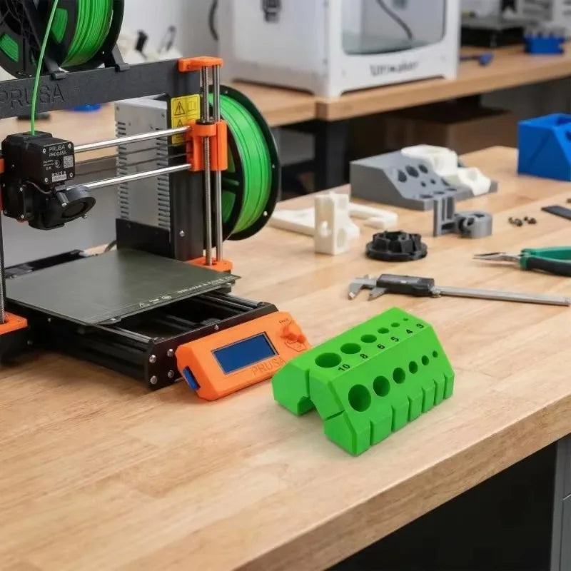 3D Printed Drill Guide Jig – 45° & 90° Bit Alignment Tool