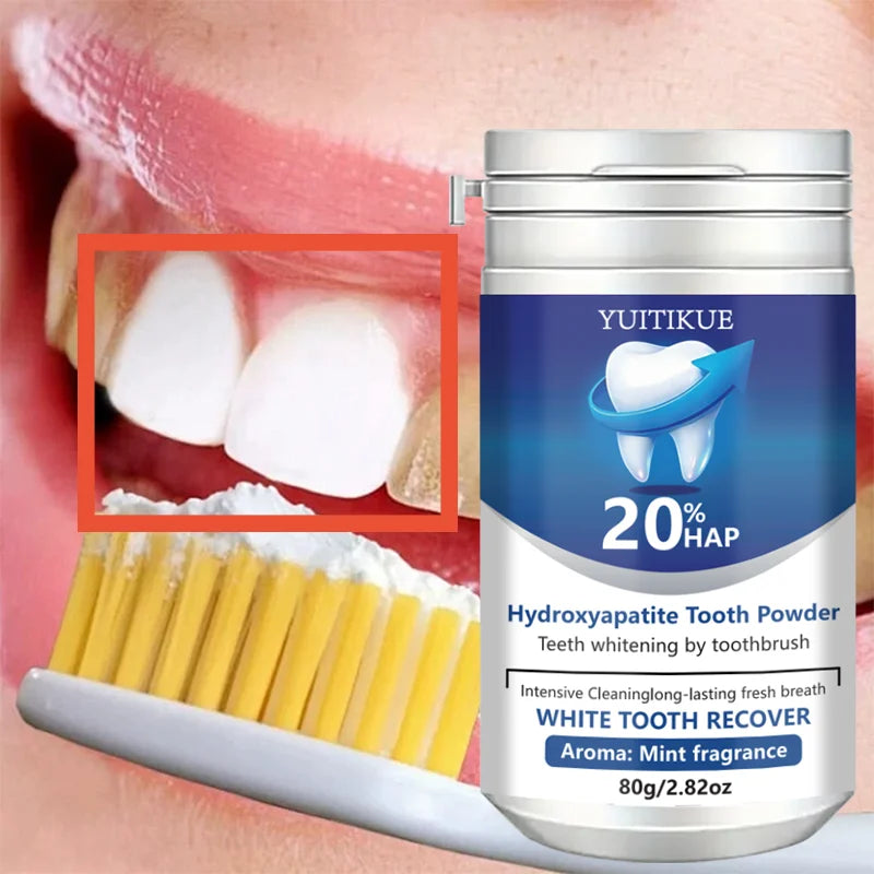 YUITIKUE 20% HAP Hydroxyapatite Toothpaste - Teeth Whitening Mint Fresh Breath Intensive Cleaning Toothpaste Peaceful Pleasures Health and Wellness