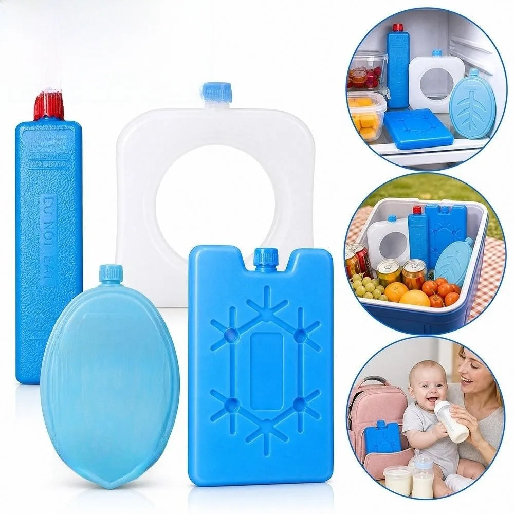 Reusable PE Cooler Ice Box | Portable Camping & Picnic Cooler