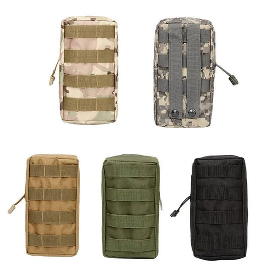 Tactical Molle System Medical Pouch 600D Utility EDC Tool Accessory Waist Pack Phone Case Airsoft Hunting Bag Outdoor Equipment Peaceful Pleasures Health and Wellness