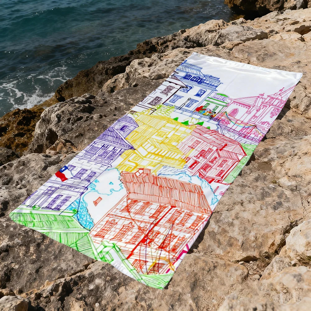 Quick-Dry Beach Towel – Soft, Colorful, Lightweight | 11 Sizes Quick-Dry Beach Towel Peaceful Pleasures Health and Wellness