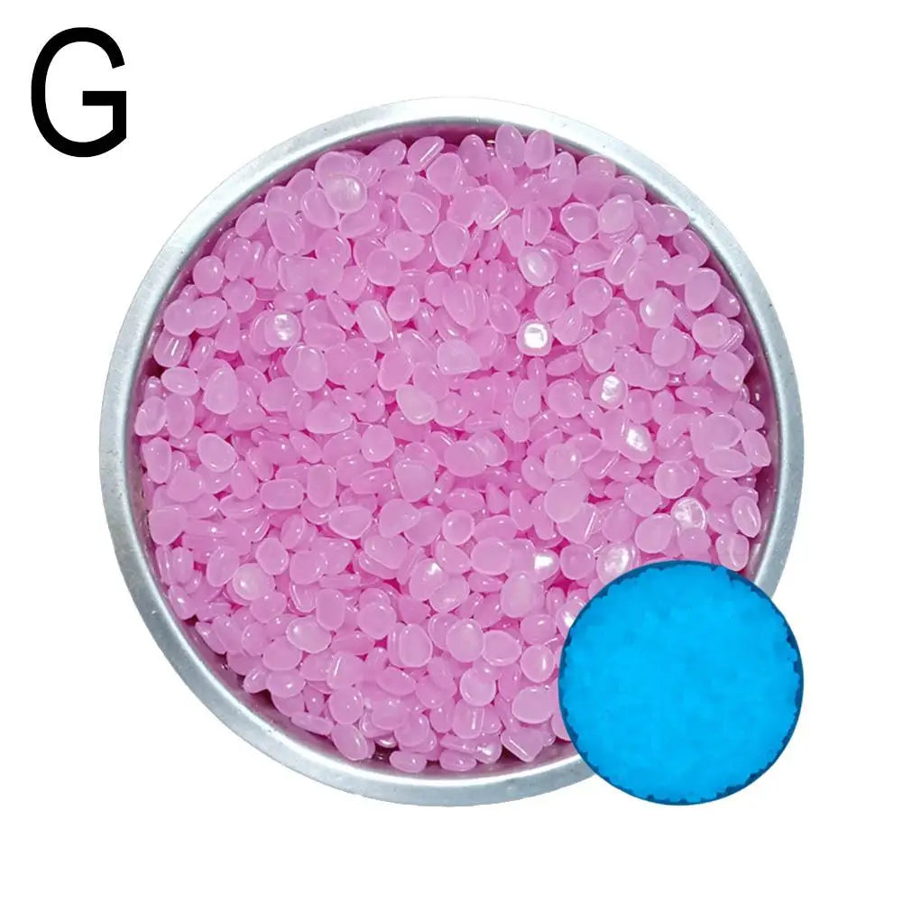50Pcs Luminous Stones for Fish Tank and Lawn Decoration Peaceful Pleasures Health and Wellness G