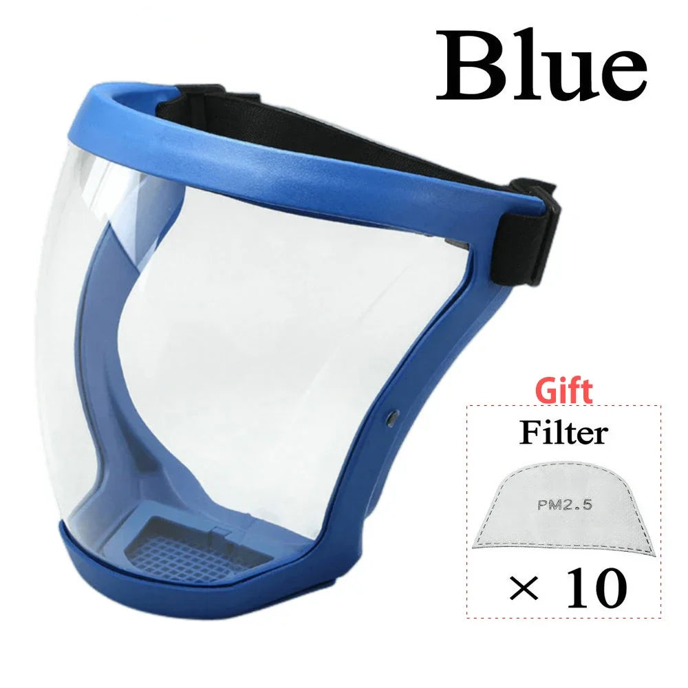 Full Face Shield Anti-Fog Transparent Splash Protector