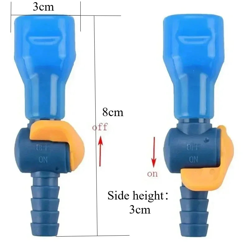 Hydration Pack Replacement Bite Valve with On/Off Switch Hydration Pack Accessory Peaceful Pleasures Health and Wellness