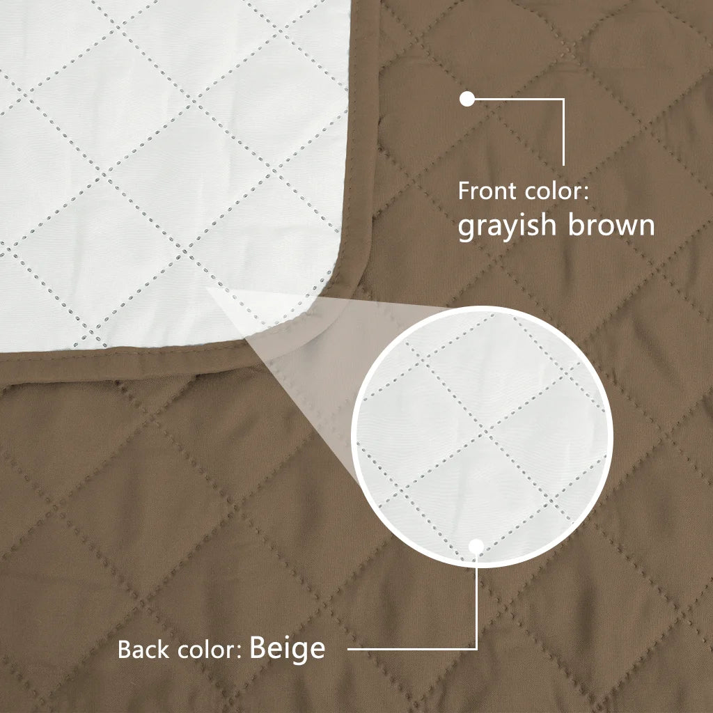 Waterproof Sofa Cover Quilted Anti-wear Couch Covers for Dog Pet Kids Recliner Armchair Furniture 1/2/3/4 Seater Protector Peaceful Pleasures Health and Wellness