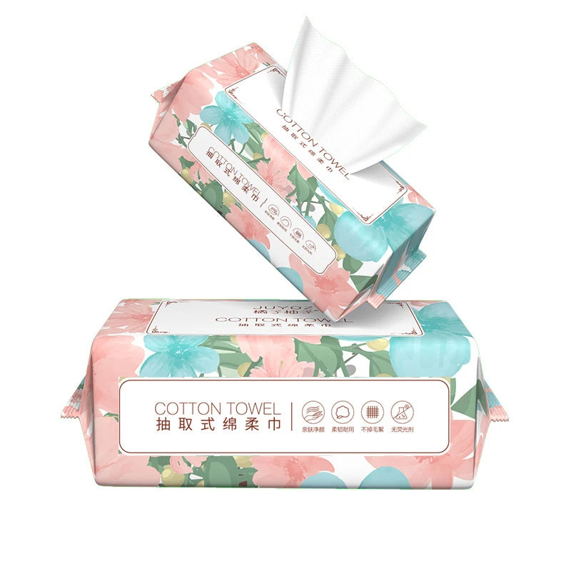 Disposable Facial Towel Wipes – Makeup Remover, Dry & Wet Use