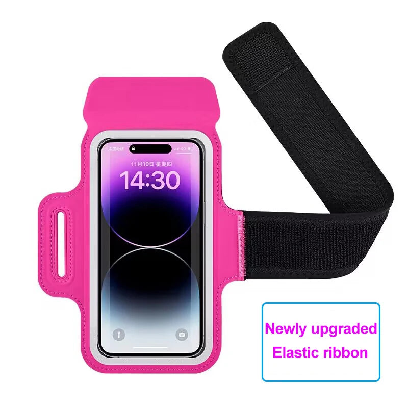 mini cell phone armband for run Sport bag women Cell phone running bag for mobile phone wrist stand for men Sports Accessories Peaceful Pleasures Health and Wellness Rose elastic force