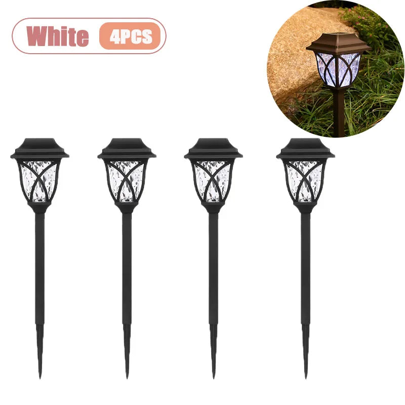 Waterproof Solar Lawn Spike Lights | Outdoor Garden Path Decor