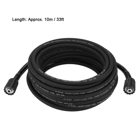 10M Pressure Washer Replacement Extension Hose M22 Cleaning Gun Peaceful Pleasures Health and Wellness Default Title