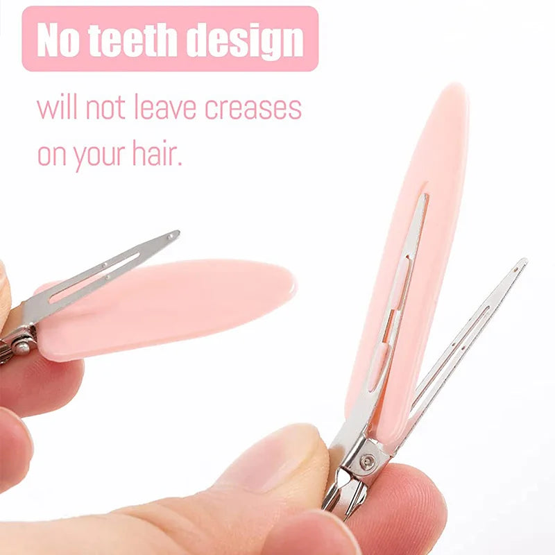 No Bend Seamless Hair Clips Side Bangs Barrette Makeup Washing Face
