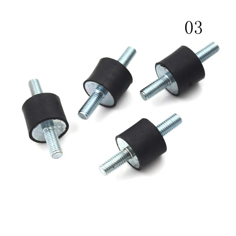 4pcs Rubber Anti-Vibration Mounts M4 M5 M6 M8 Silent Blocks