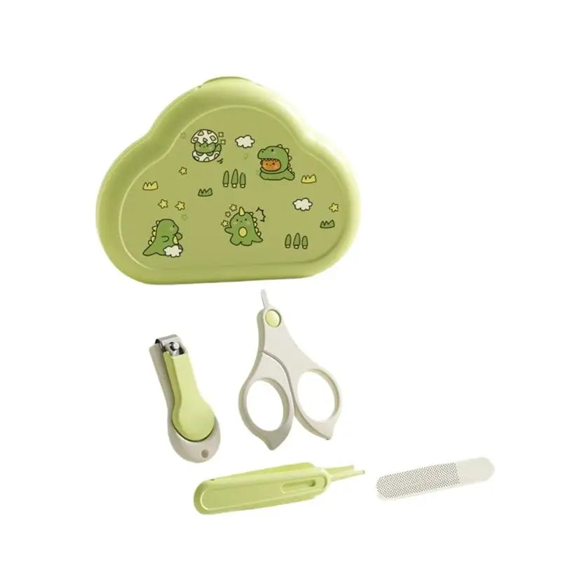 Baby Nail Care Kit – Trimmer, Scissors, File & Tweezers Set