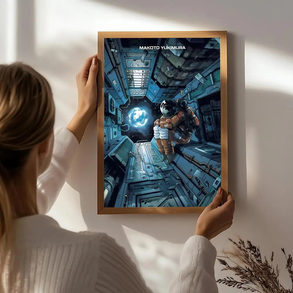 Anime Planetes HD Self-Adhesive Waterproof Wall Poster Anime Wall Poster Peaceful Pleasures Health and Wellness White3 30X40cmNoframe